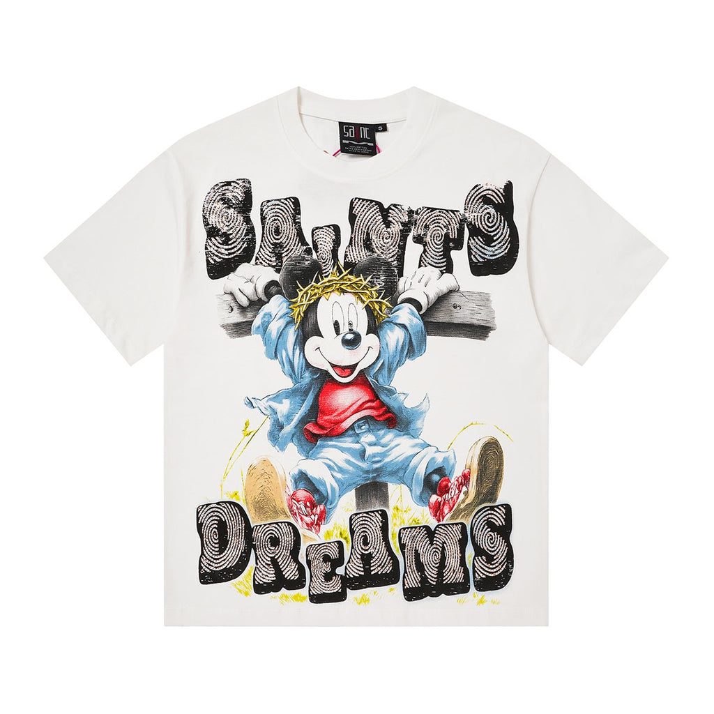 SAINT Dreams Rhinestone Graphic T-Shirt