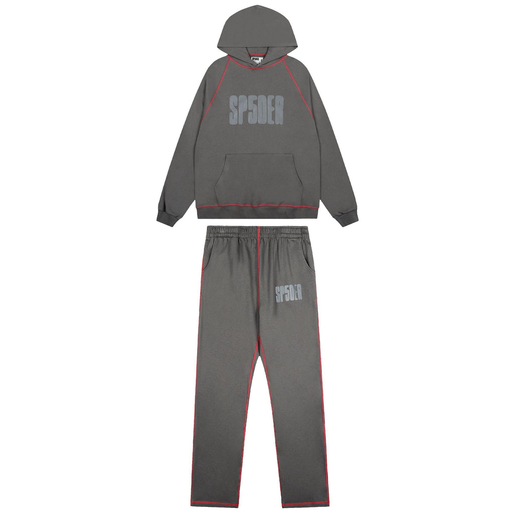 Sp5der Charcoal Gray Web Graphic Matching Set
