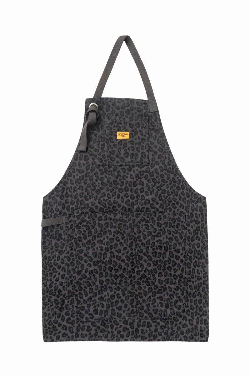 SERVICE WORKS PATTERNED APRON Black Leopard