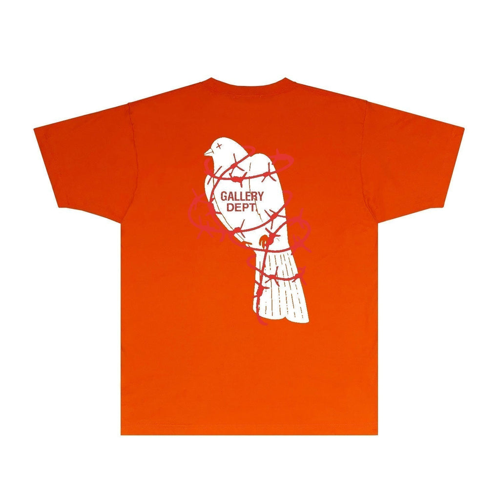 Gallery Dept T Shirt Retro Printed Loose Short-Sleeved Shirt (part2)