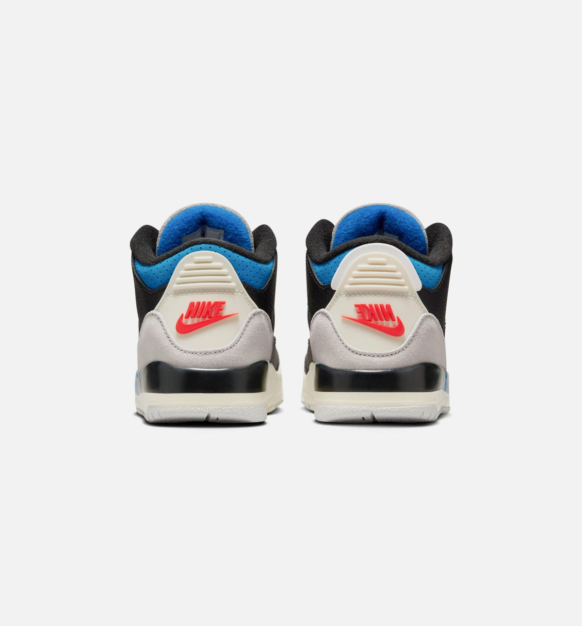 Air Jordan 3 Retro OG Rare Air Preschool Lifestyle Shoe - Black/Chile Red/Neutral Grey