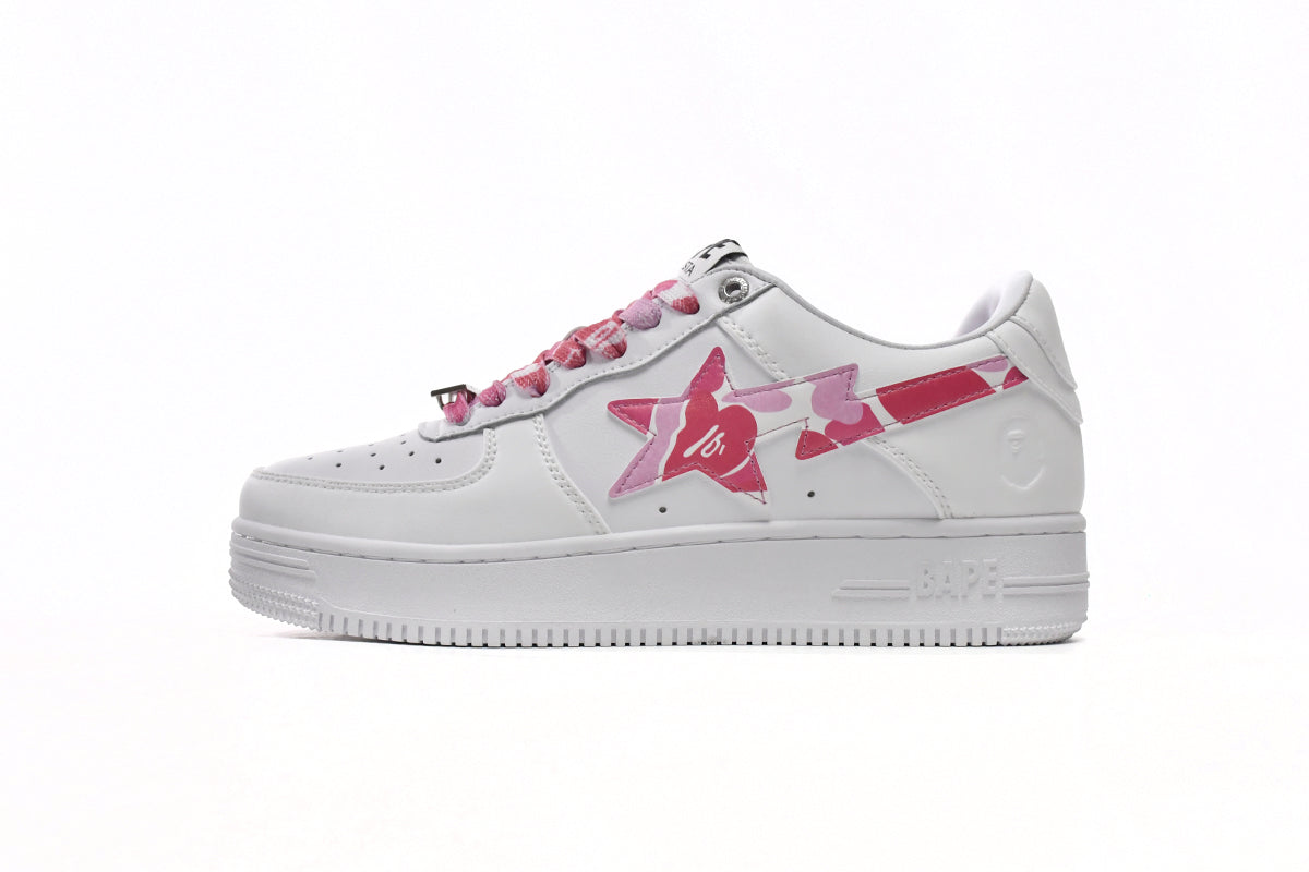 A Bathing Ape Bape Sta Low ABC Camo White Pink 2022 1I70191005-PNK