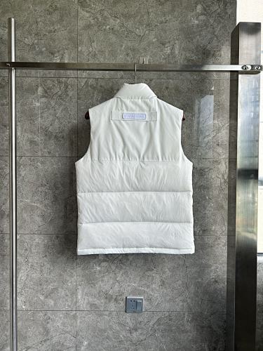 Canada Goose Cream Quilted Down Vest