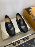 TOD'S Men's Gold-Tone Hardware Loafers