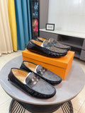 Louis Vuitton Patterned Vamp Loafers