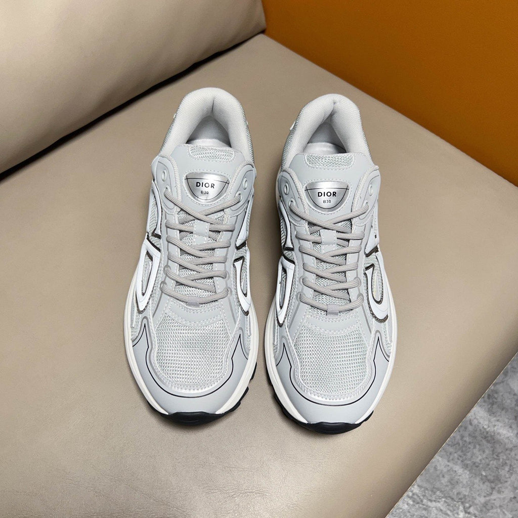 Dior White and Light Gray Sneakers