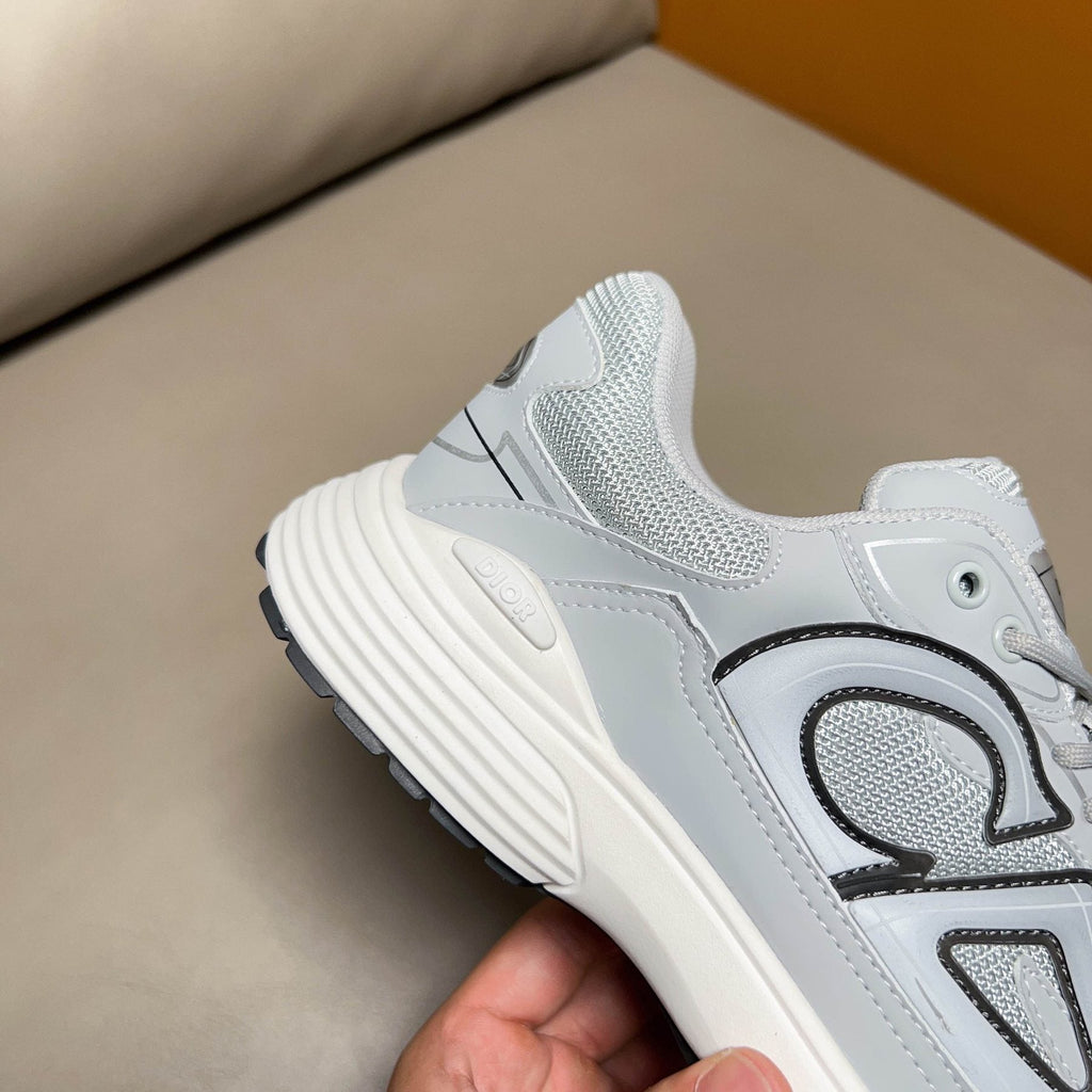 Dior White and Light Gray Sneakers