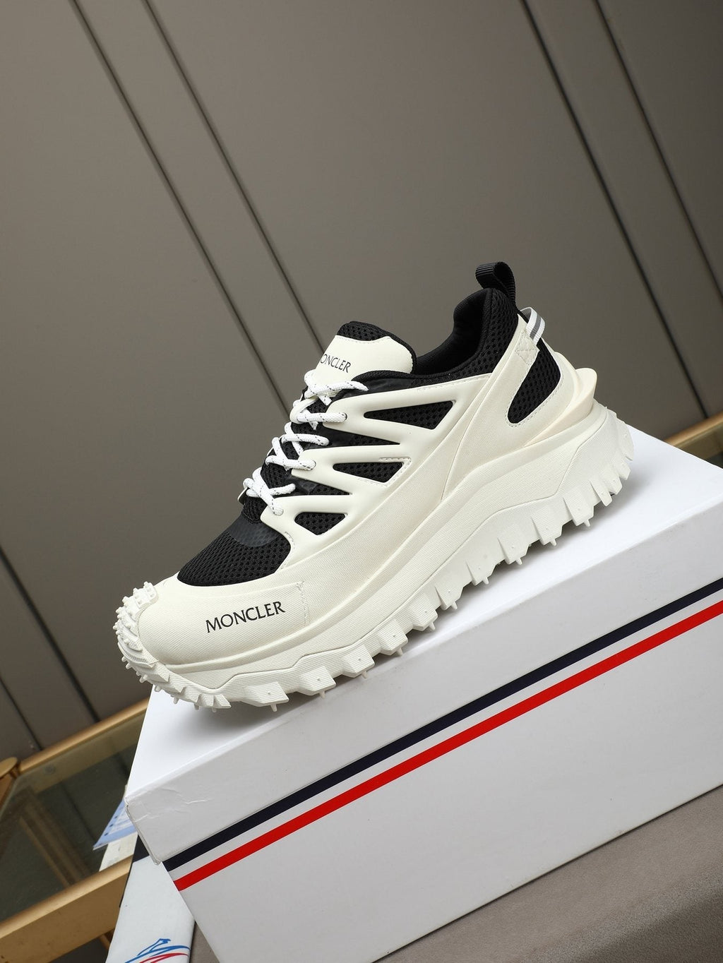 Moncler Men's Lug-Sole Trail Sneakers